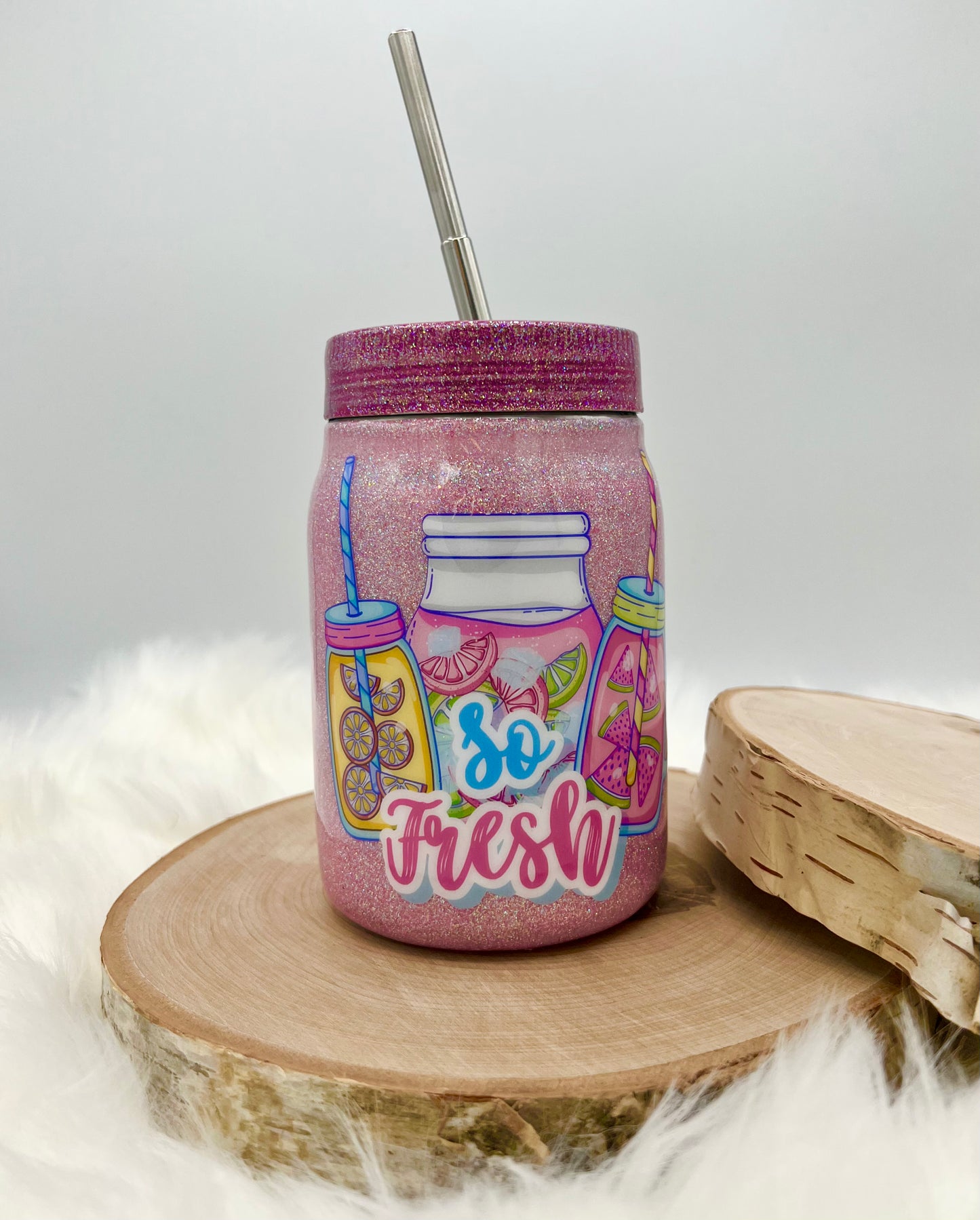 So Fresh Glitter Tumbler