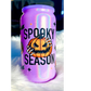 Spooky Season UV DTF Glass Can