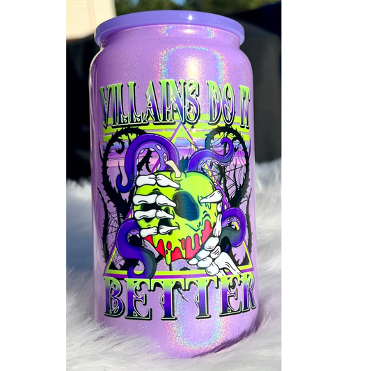 Villains UV DTF Glass Can