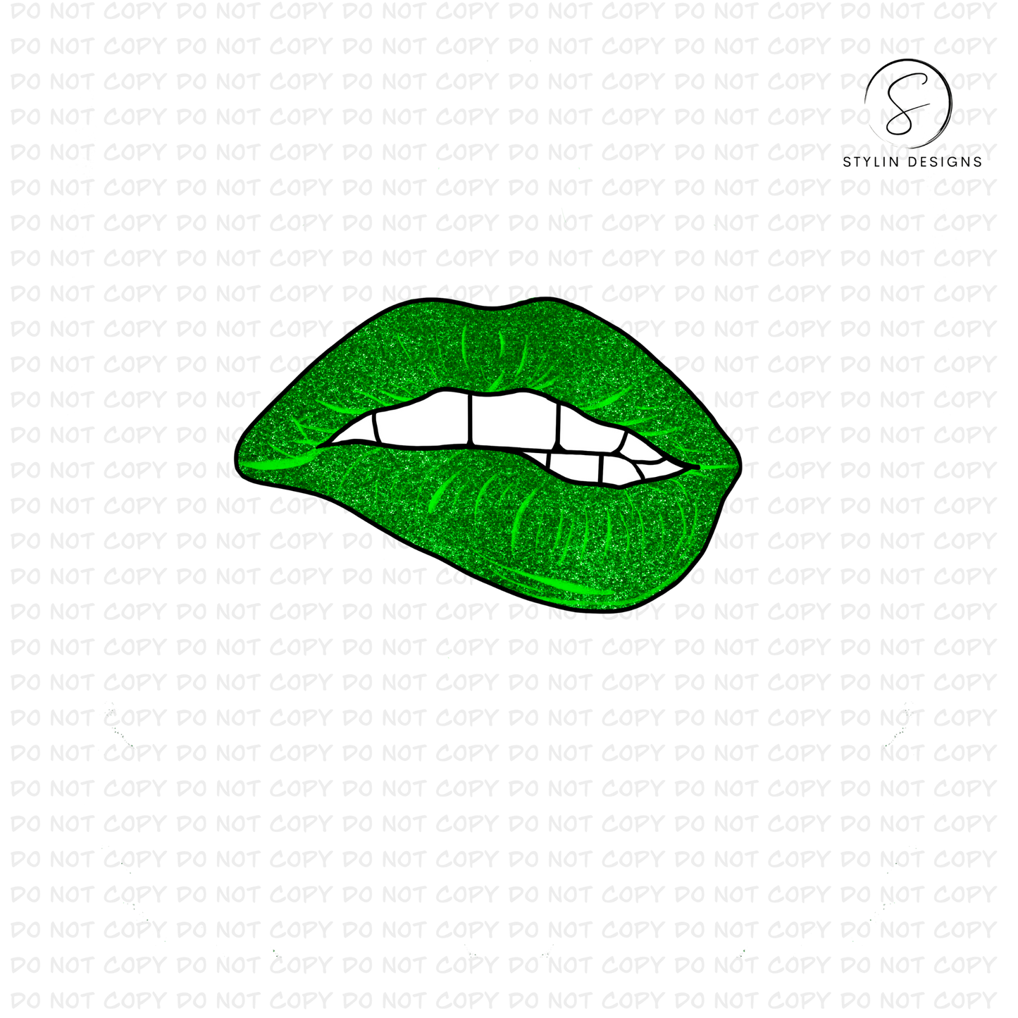 St Patrick's Day Lips