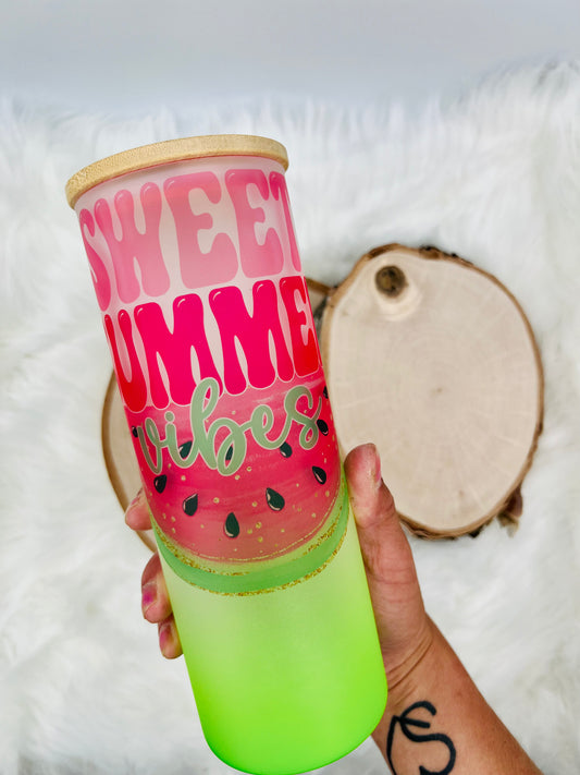 Sweet Summer Glass Tumbler