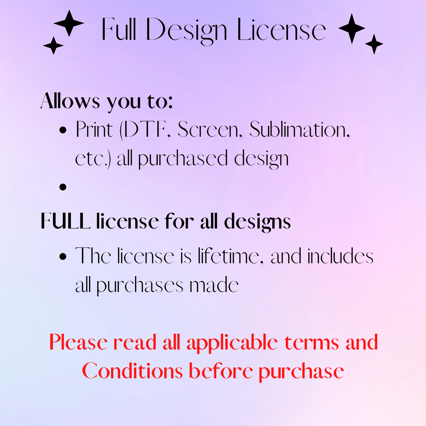 Full Artwork License