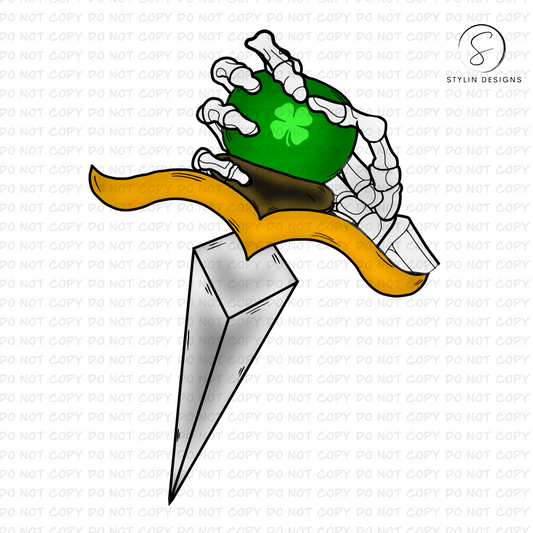 St Patrick's Day Skellie Dagger