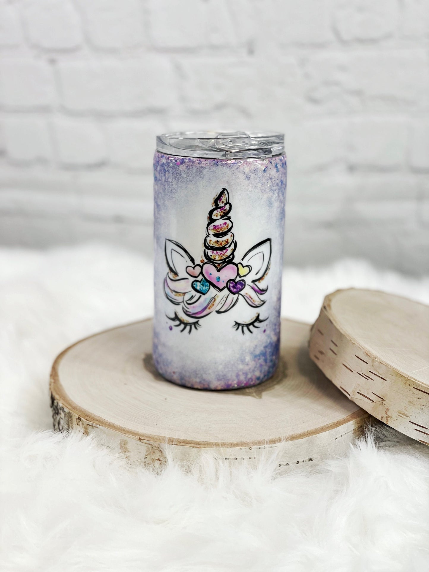 Unicorn Sparkle Glitter Tumbler