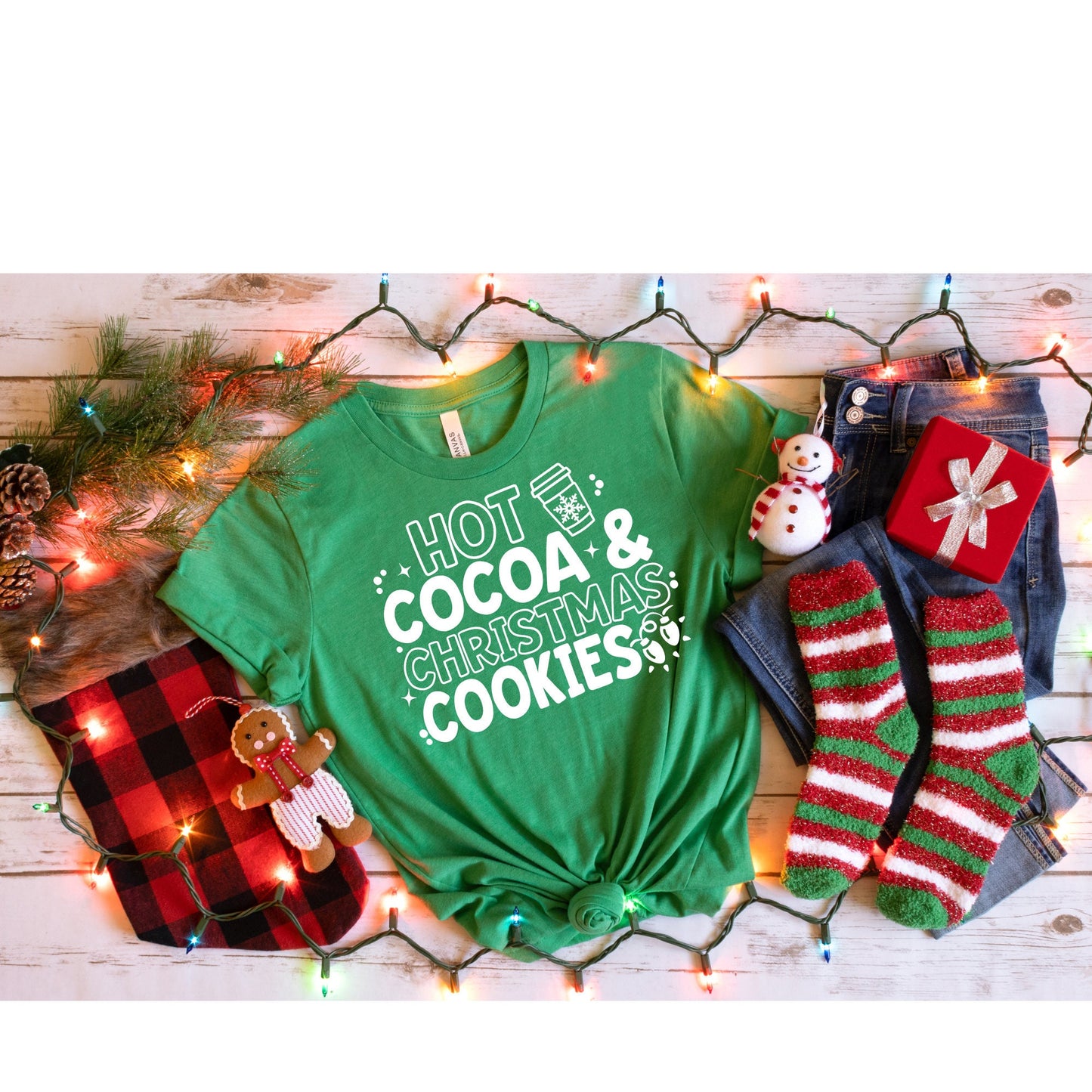 Cocoa and Cookies Christmas Shirt