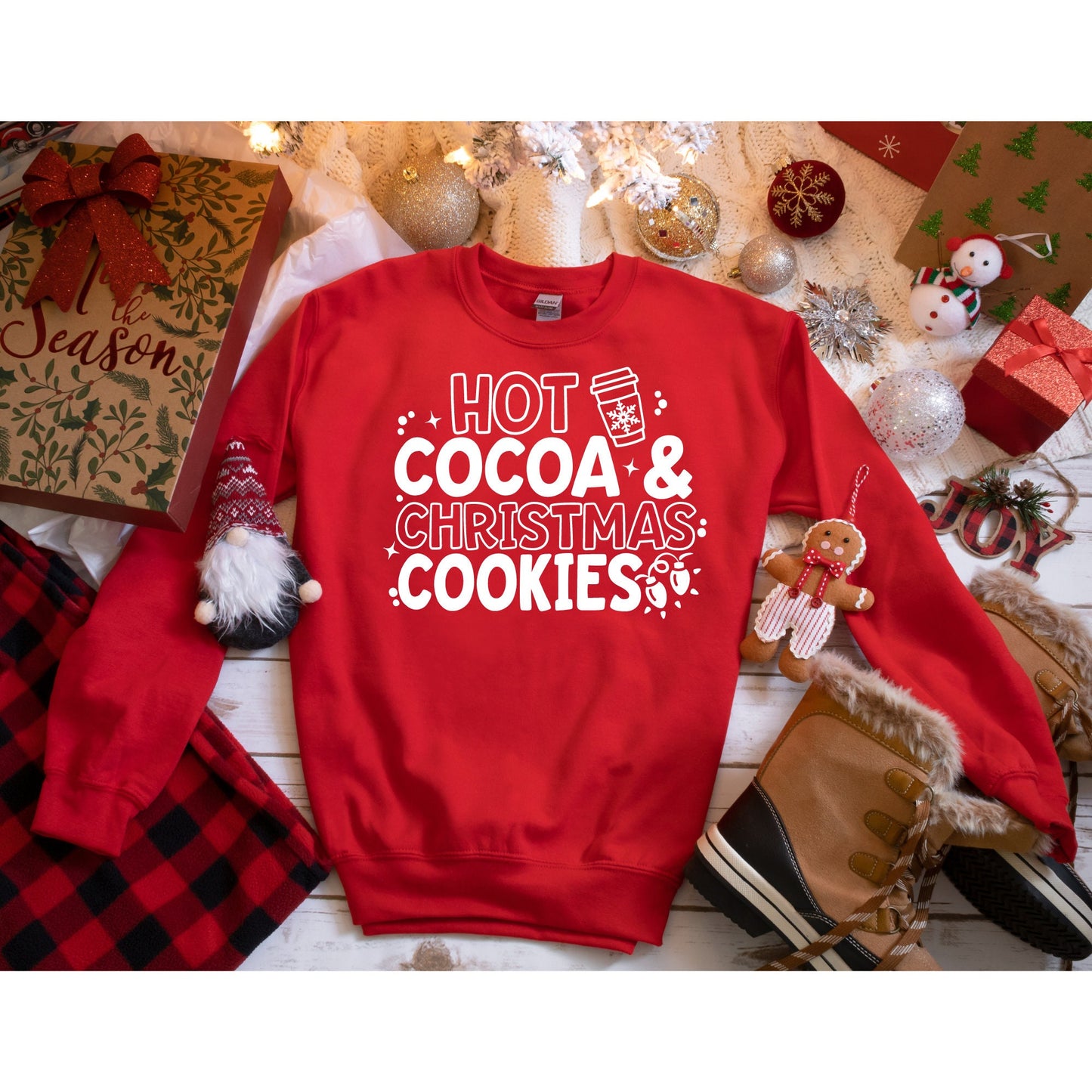 Cocoa and Cookies Christmas Shirt