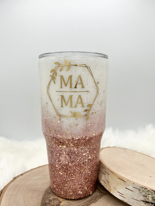 Mama Glitter Tumbler