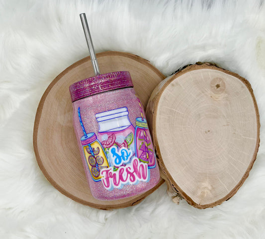So Fresh Glitter Tumbler