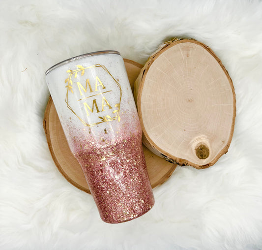 Mama Glitter Tumbler